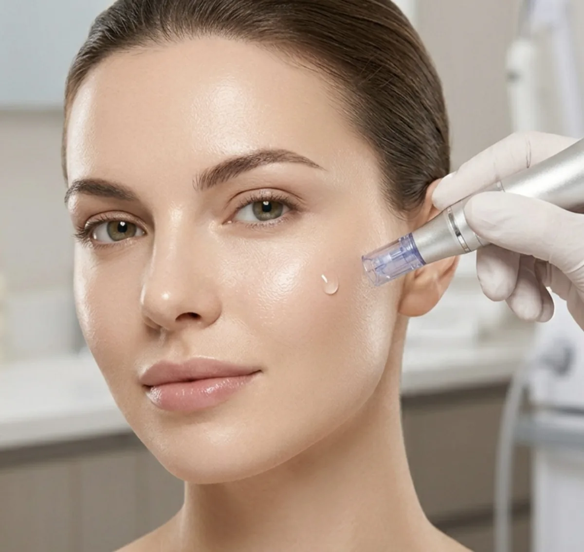 Piel del rostro hidratada y luminosa tras el tratamiento